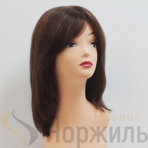 Натуральный парик Ирина шоколад